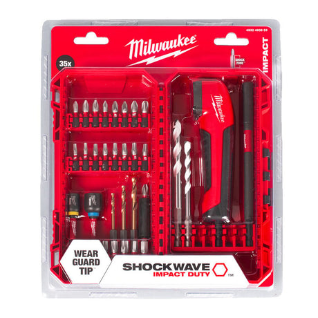 Milwaukee Shockwave Impact Screwdriver Bit Set - 35pc - 4932493653