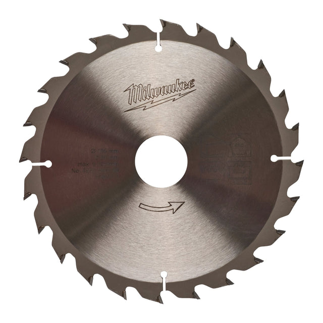 Milwaukee Circular Saw Blades For Portable Tools Gen II - 4932471292 - Milwaukee Tools UK - Trade Counter Direct