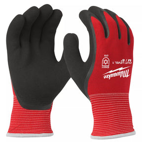 Milwaukee Cut Resistant Level 1 Dipped Winter Gloves - 4932471343 - Milwaukee Tools UK - Trade Counter Direct
