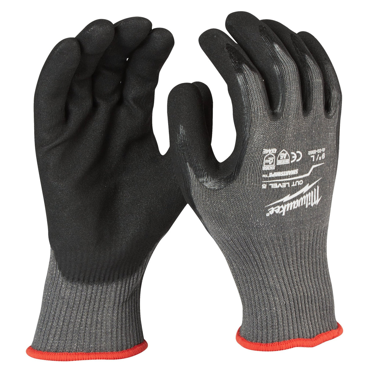 Milwaukee Cut Resistant Level 5 Dipped Gloves - 4932471426 - Milwaukee Tools UK - Trade Counter Direct