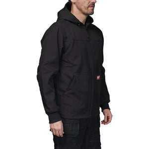 Milwaukee FREEFLEX™ Softshell Hooded Jacket Black - 4932498271 - Milwaukee Tools UK - Trade Counter Direct