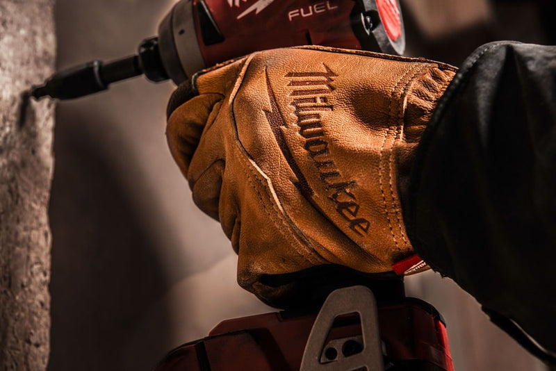 Milwaukee Goatskin Leather Gloves - 4932478123 - 4932478123 - Milwaukee Tools UK - Trade Counter Direct