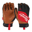 Milwaukee Hybrid Leather Gloves Sizes M - XXL - 4932471912 - Trade Counter Direct - Trade Counter Direct