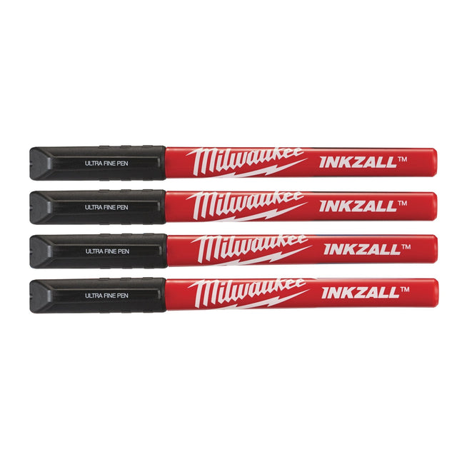 Milwaukee Inkzall Fine Tip Pens - 48223164 - Milwaukee Tools UK - Trade Counter Direct