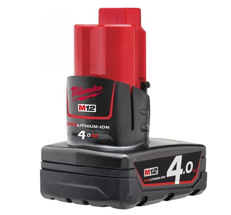 Milwaukee M12 4ah Battery - M12B4 - M12B4 - Milwaukee Tools UK - Trade Counter Direct