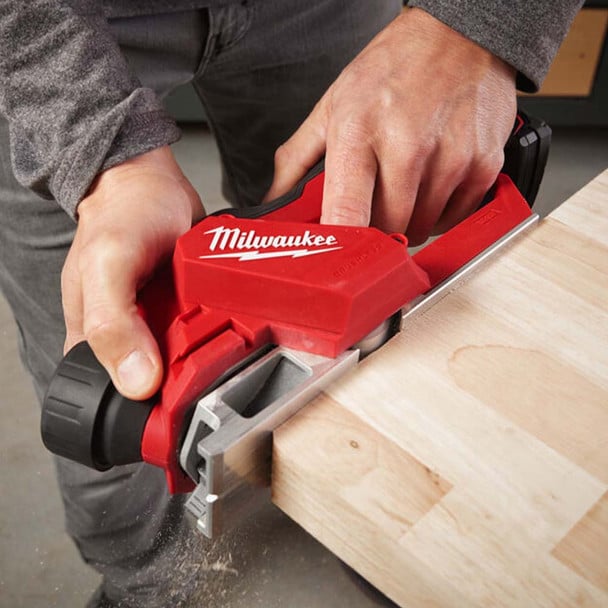 Milwaukee M12 BLP - 0X 12V Brushless 56mm Planer - Bare Unit - M12BLP-0 - Milwaukee Tools UK - Trade Counter Direct