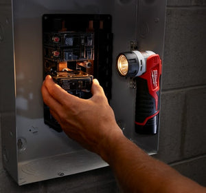 Milwaukee M12 TLED - 0 LED Work Light - Bare Unit - M12TLED-0 - Milwaukee Tools UK - Trade Counter Direct