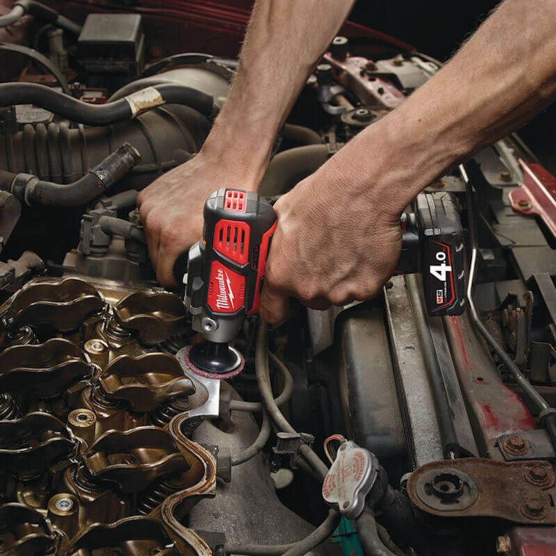 Milwaukee M12BPS - 421X Li - ion Compact Polisher/Sander - 2.0 & 4.0Ah - M12BPS-421X - Milwaukee Tools UK - Trade Counter Direct