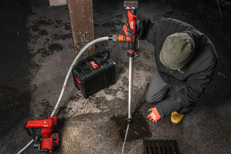 Milwaukee M12BSWP Brushed Stick Water Pump - M12 Bare Unit - 4933479639 - M12BSWP-0 - Milwaukee Tools UK - Trade Counter Direct