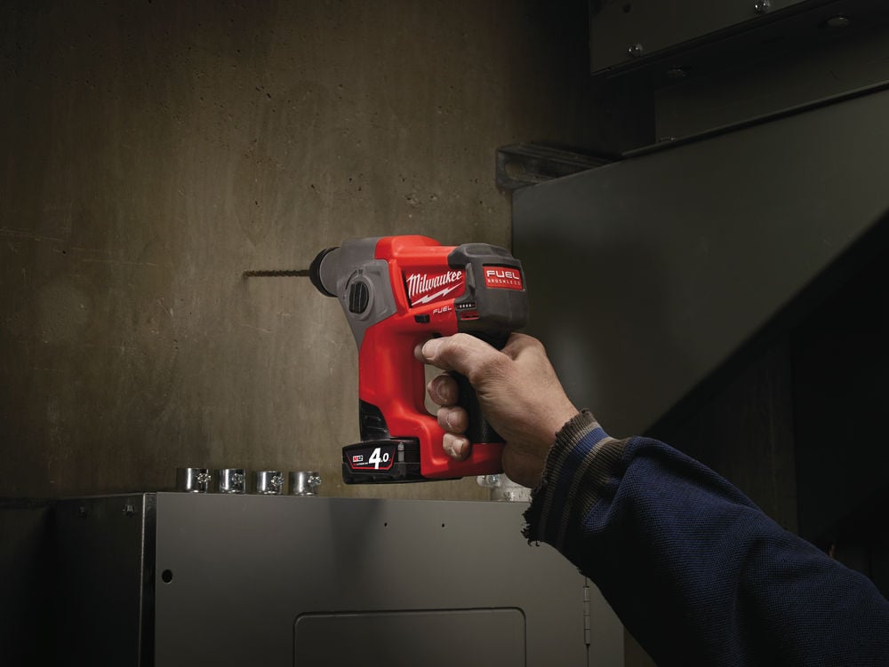 Milwaukee M12CH - 0 Fuel SDS Hammer Drill - Bare Unit - M12CH-0 - Milwaukee Tools UK - Trade Counter Direct