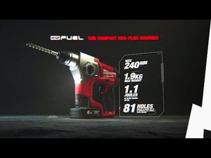 Milwaukee M12CH - 202C Fuel SDS Plus Hammer Drill 12 Volt 2 x 2.0Ah Li - Ion - M12CH - 202C - M12CH-202C - Milwaukee Tools UK - Trade Counter Direct