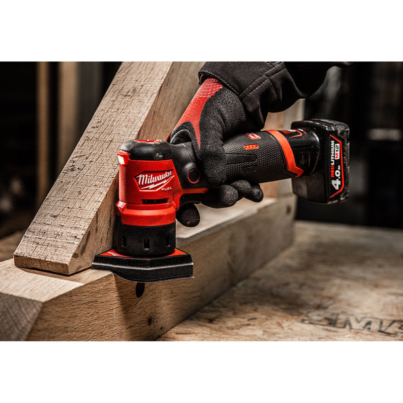 Milwaukee M12FDSS - 0 Fuel Sub Compact Spot Sander - Bare Unit - M12FDSS-0 - Milwaukee Tools UK - Trade Counter Direct