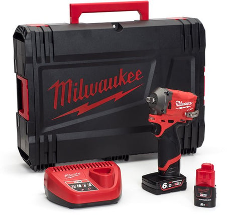 Milwaukee M12FIW38 - 622X Fuel 3/8 inch Impact Wrench - M12FIW38 - 622X - M12FIW38-622X - Milwaukee Tools UK - Trade Counter Direct