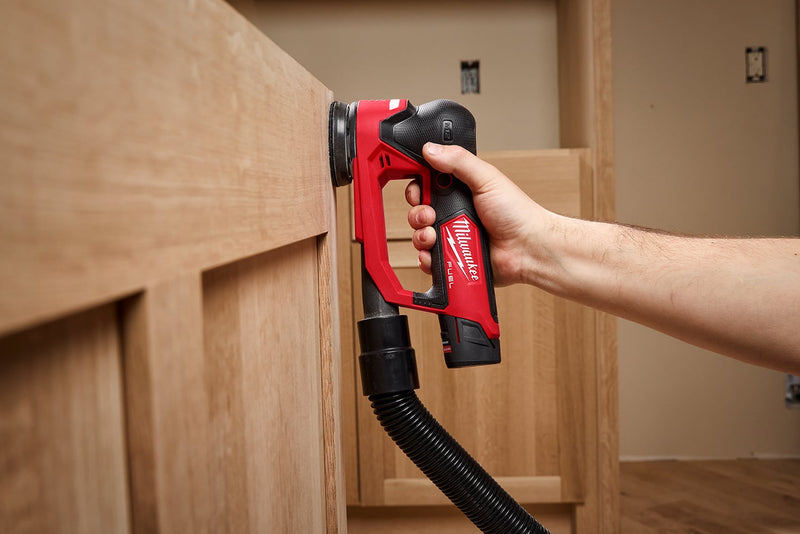 Milwaukee M12FSDR75 - 0B 12v Fuel 75mm Random Orbital Sander With Bag - M12FSDR75-0B - Milwaukee Tools UK - Trade Counter Direct