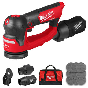 Milwaukee M12FSDR75 - 0B 12v Fuel 75mm Random Orbital Sander With Bag - M12FSDR75-0B - Milwaukee Tools UK - Trade Counter Direct