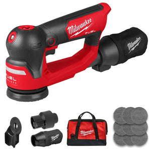 Milwaukee M12FSDR75 - 0B 12v Fuel 75mm Random Orbital Sander With Bag - M12FSDR75-0B - Milwaukee Tools UK - Trade Counter Direct
