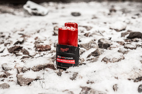 Milwaukee M12HB2.5 12V 2.5Ah M12 High Output Battery - M12HB2.5 - Milwaukee Tools UK - Trade Counter Direct