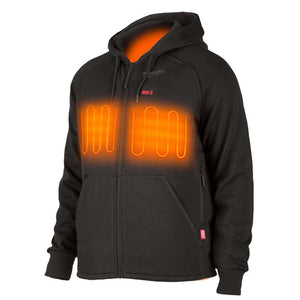 Milwaukee M12HHBL4 - 0 12V Black Heated Hoodie - 4932480062 - Milwaukee Tools UK - Trade Counter Direct