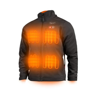 Milwaukee M12HJBL5 - 0 M12 Heated Jacket - Black - 4933478967 - Milwaukee Tools UK - Trade Counter Direct
