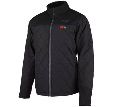 Milwaukee M12HJP - 0 Heated Hybrid Puffer Jacket - M12HJP-0-M - Milwaukee Tools UK - Trade Counter Direct