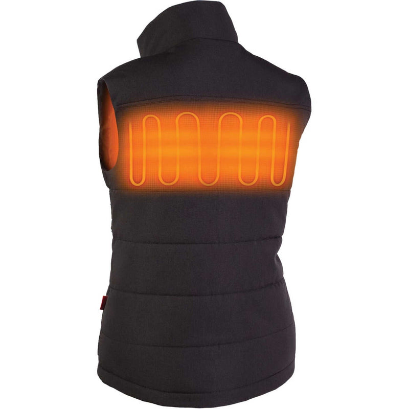 Milwaukee M12HPVBL2 - 0 12V Heated Puffer Vest - Black - 4932480076 - Milwaukee Tools UK - Trade Counter Direct