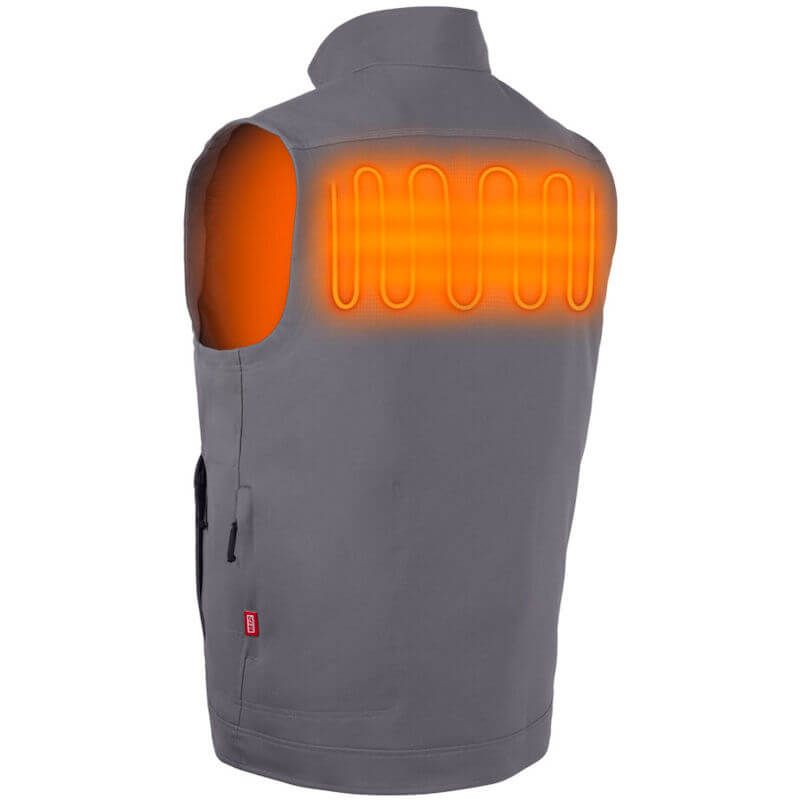 Milwaukee M12HVGREY1 - 0 12V Heated Puffer Vest - Grey - 4932480101 - Milwaukee Tools UK - Trade Counter Direct