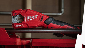 Milwaukee M12PCSS - 0 Raptor 12v 80mm Stainless (Inox) Pipe Cutter Bare Unit - M12PCSS-0 - Milwaukee Tools UK - Trade Counter Direct
