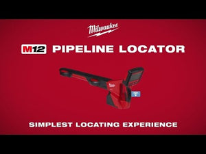 Milwaukee M12PL - 0C 12V Fuel Cordless Plumbing Locator - Bare Unit - M12PL-0C - Milwaukee Tools UK - Trade Counter Direct