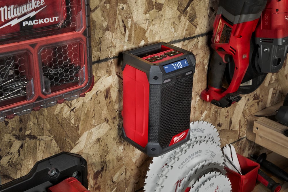 Milwaukee M12RCDAB+0 Site Radio plus Charger - M12RCDAB+0 - Milwaukee Tools UK - Trade Counter Direct