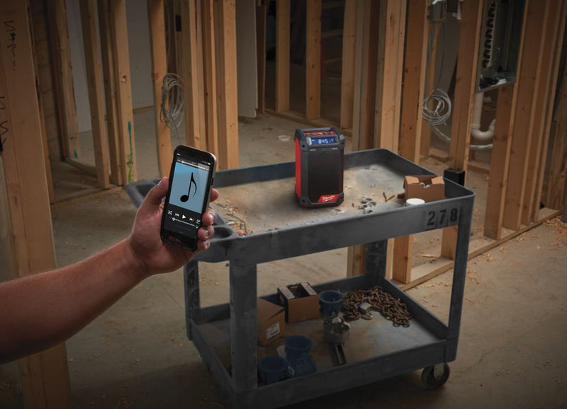 Milwaukee M12RCDAB+0 Site Radio plus Charger - M12RCDAB+0 - Milwaukee Tools UK - Trade Counter Direct