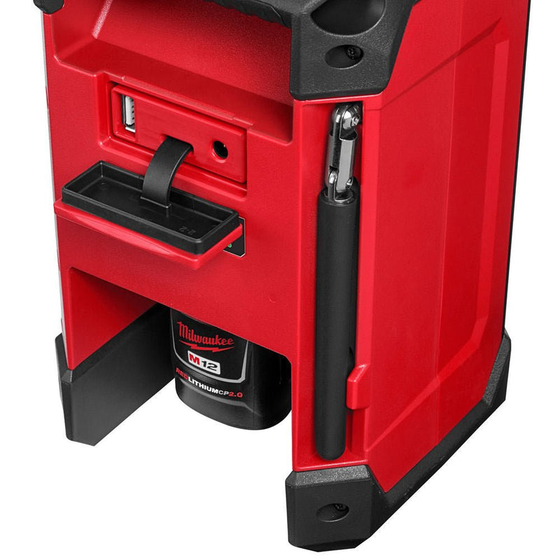 Milwaukee M12RCDAB+0 Site Radio plus Charger - M12RCDAB+0 - Milwaukee Tools UK - Trade Counter Direct
