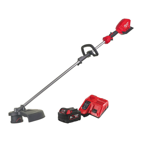 Milwaukee M18 FOPHLTKIT - 501 Fuel 18V Outdoor Power Head Line Trimmer with 1x 5.0Ah Battery - M18FOPHLTKIT-501 - Milwaukee Tools UK - Trade Counter Direct