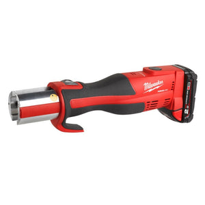 Milwaukee M18BLHPT - 202C FORCE LOGIC Brushless Press Tool Kit with V - Profile Jaws, Charger & 2x 2.0AH Battery - M18BLHPT-202C-VSET - Milwaukee Tools UK - Trade Counter Direct