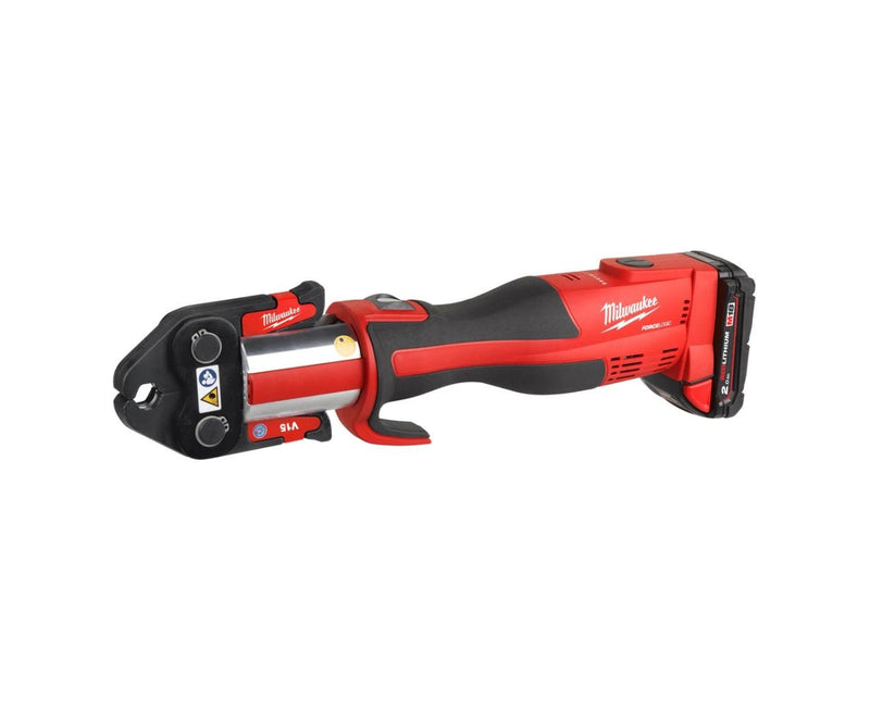 Milwaukee M18BLHPT - 202C FORCE LOGIC™ Press Tool Kit – 2x 2.0Ah Batteries - M18BLHPT-202C - Milwaukee Tools UK - Trade Counter Direct