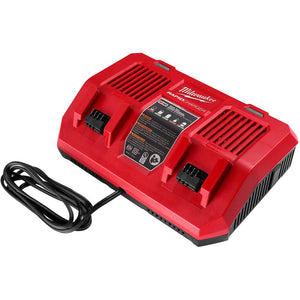 Milwaukee M18DFC 18V Dual Bay Simultaneous Rapid Charger - M18DFC - Milwaukee Tools UK - Trade Counter Direct