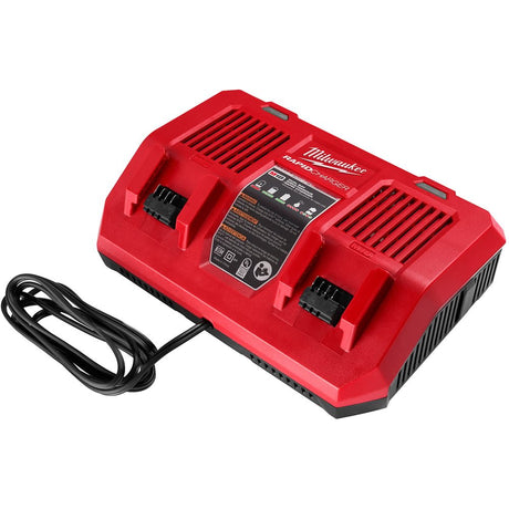 Milwaukee M18DFC 18V Dual Bay Simultaneous Rapid Charger - M18DFC - Milwaukee Tools UK - Trade Counter Direct
