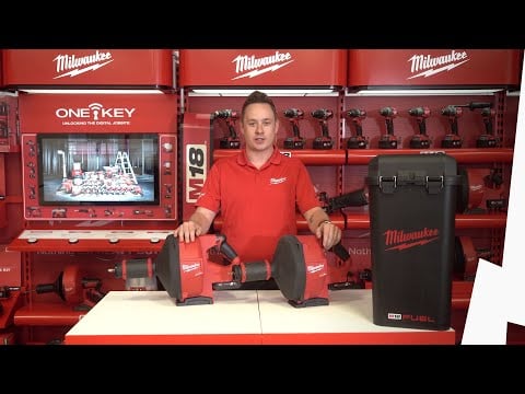 Milwaukee M18FDCPF8 - 0C Drain Cleaning Machine 8mm x 10m Cable - Bare Unit - M18FDCPF8 - 0C - M18FDCPF8-0C - Milwaukee Tools UK - Trade Counter Direct
