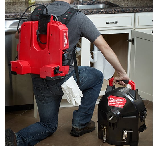 Milwaukee M18FFSDC10 - 0 Drain Cleaning Machine up to 75mm - Bare Unit - M18FFSDC10 - 0 - M18FFSDC10-0 - Milwaukee Tools UK - Trade Counter Direct