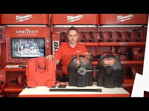 Milwaukee M18FFSDC10 - 0 Drain Cleaning Machine up to 75mm - Bare Unit - M18FFSDC10 - 0 - M18FFSDC10-0 - Milwaukee Tools UK - Trade Counter Direct