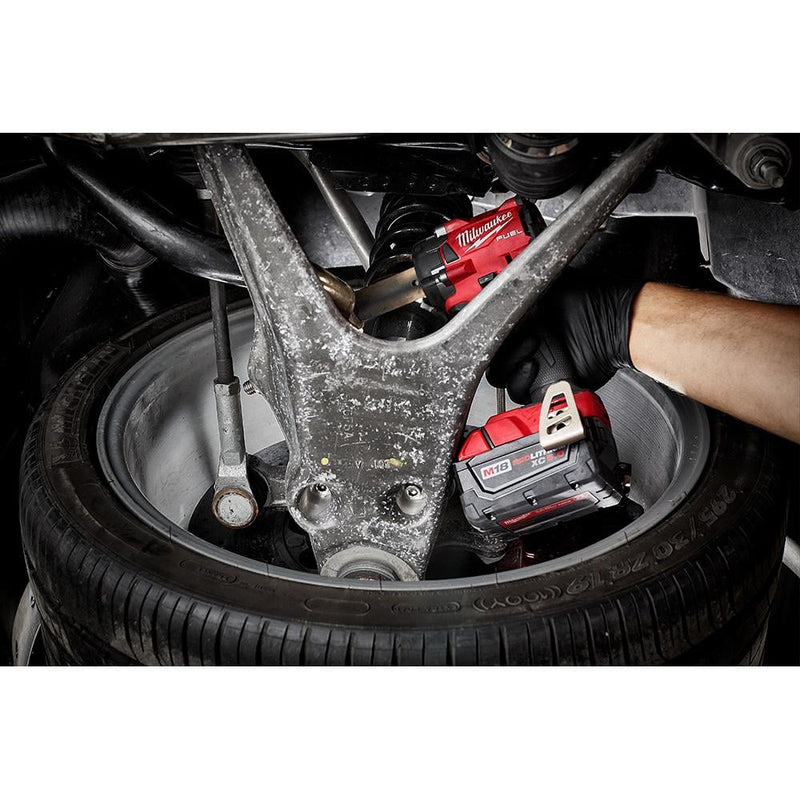 Milwaukee M18FIW2F38 - 502X Fuel 3/8" Compact Impact Wrench with Friction Ring 5.0Ah Kit - M18FIW2F38-502X - Milwaukee Tools UK - Trade Counter Direct