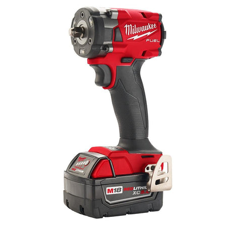 Milwaukee M18FIW2F38 - 502X Fuel 3/8" Compact Impact Wrench with Friction Ring 5.0Ah Kit - M18FIW2F38-502X - Milwaukee Tools UK - Trade Counter Direct