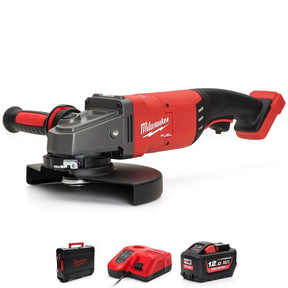 Milwaukee M18FLAG230XPDB - 121C Large 228mm / 9in Angle Grinder - 1 x 12.0Ah - M18FLAG230XPDB - 121C - M18FLAG230XPDB-121C - Milwaukee Tools UK - Trade Counter Direct
