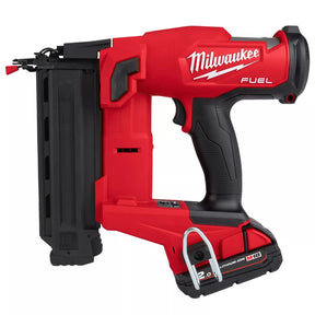 Milwaukee M18FN18GS - 202X 18V Fuel 18GS Finish Nailer Kit 2 X 2.0Ah Batteries - M18FN18GS-202X - Milwaukee Tools UK - Trade Counter Direct