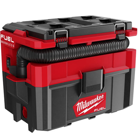 Milwaukee M18FPOVCL - 0 Fuel Packout 2.5 Gallon Wet/Dry Vacuum - M18FPOVCL-0 - Milwaukee Tools UK - Trade Counter Direct