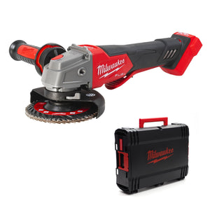 Milwaukee M18FSAGV115XPDB - 0X ANGLE GRINDER 18V BODY ONLY 115MM - M18FSAGV115XPDB-0X - Milwaukee Tools UK - Trade Counter Direct