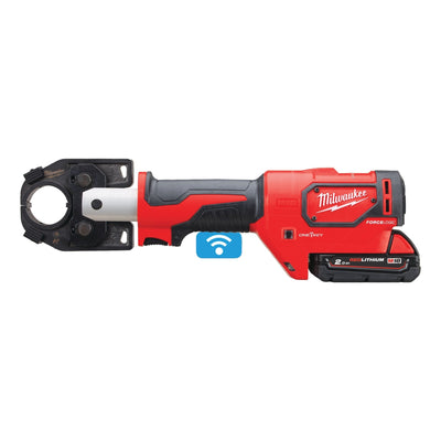 Milwaukee M18HCCT - 201C 18v Force Logic Hydraulic 53KN Cable Crimper Kit - M18HCCT-201C - Milwaukee Tools UK - Trade Counter Direct