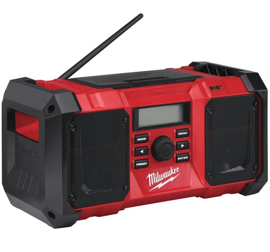 Milwaukee M18JSRDAB+-0 Job Site Radio DAB - Bare Unit - M18JSRDAB+-0