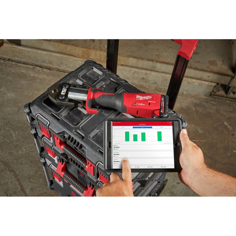 Milwaukee M18ONEBLHPT - 302C Force Logic One Key Press Tool Kit with M Jaws 15 - 22 - 28mm - M18ONEBLHPT-302CMSET - Milwaukee Tools UK - Trade Counter Direct
