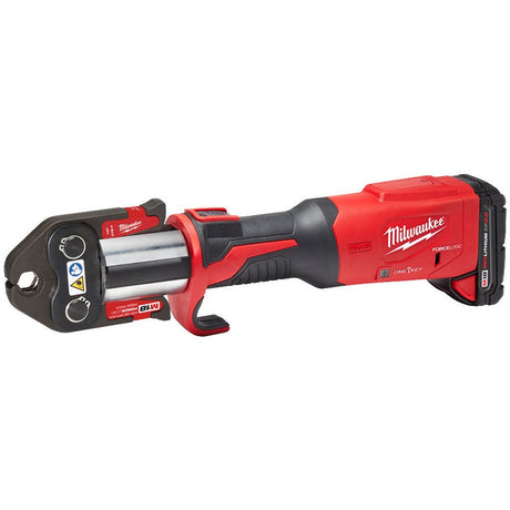 Milwaukee M18ONEBLHPT - 302C Force Logic One Key Press Tool Kit with U Jaws 16 - 20 - 25mm - M18ONEBLHPT-302CUSET - Milwaukee Tools UK - Trade Counter Direct
