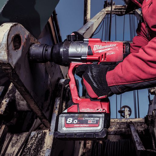 Milwaukee M18ONEFHIWF1 - 802X One Key Fuel High - Torque 1" Impact Wrench With Friction Ring - M18ONEFHIWF1 - 802X - M18ONEFHIWF1-802X - Milwaukee Tools UK - Trade Counter Direct